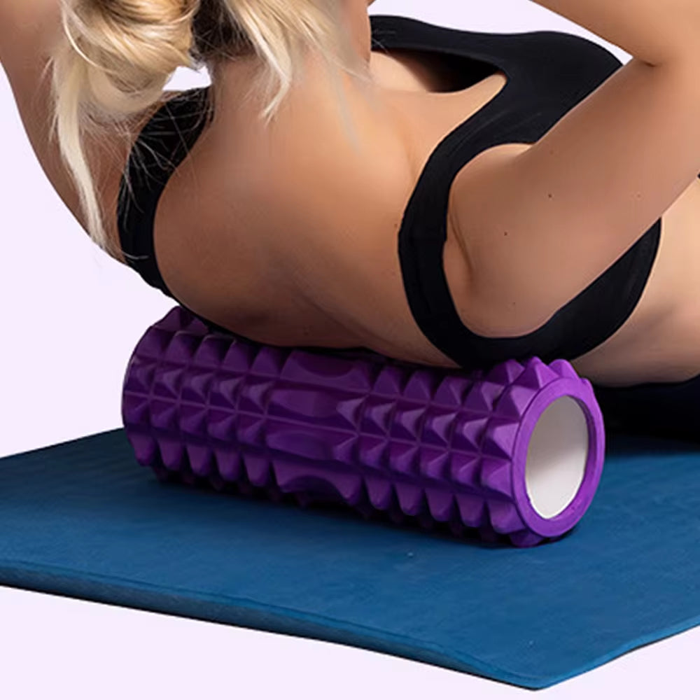 26Cm Foam Roller for Yoga & Pilates - Back Massage & Fitness Equipment for Home Workouts