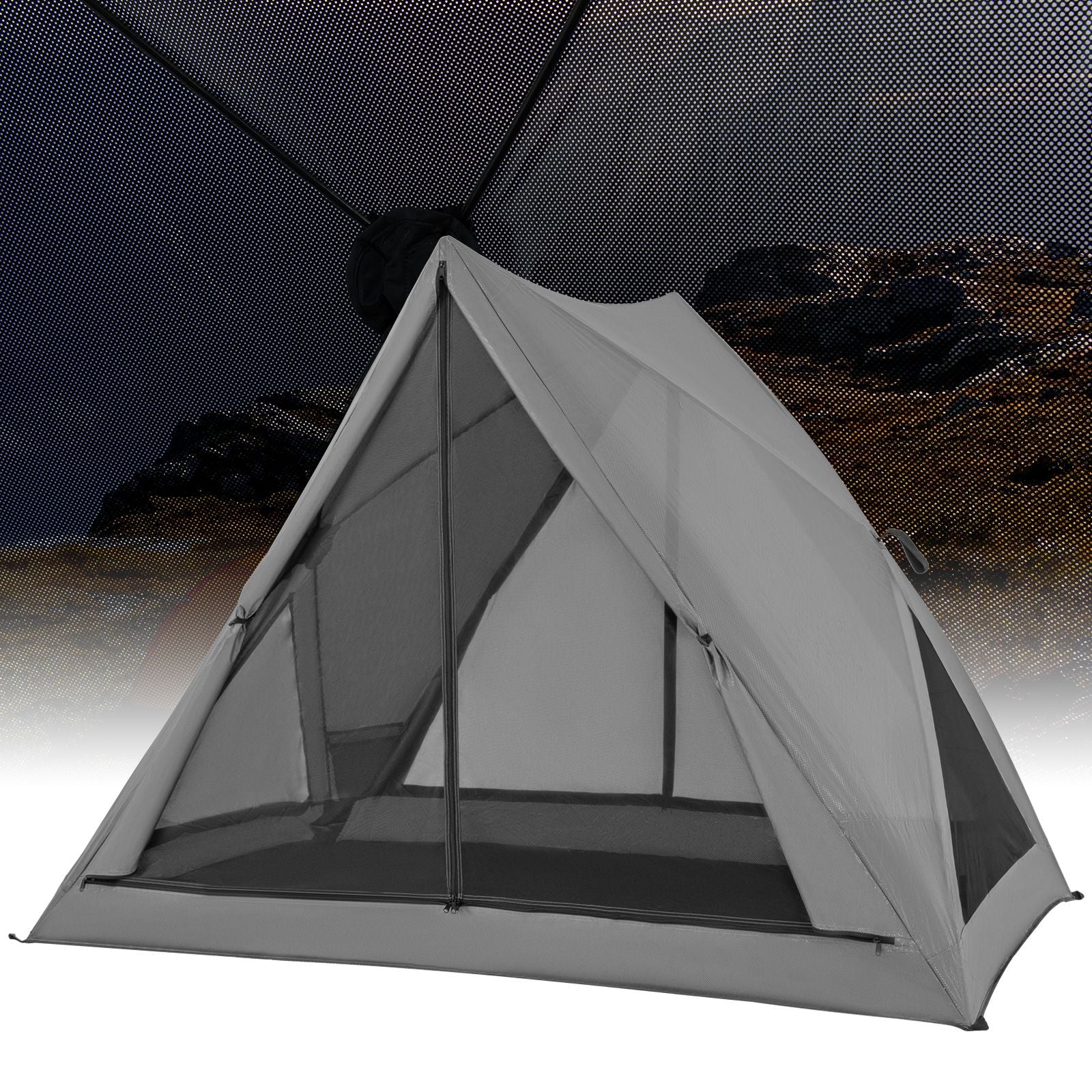 Instant Pop-Up Camping Tent for 2-3 People with Carry Bag & Rainfly - Easy Setup!